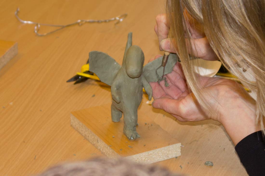 Brings 3D characters to life with clay sculpting workshop