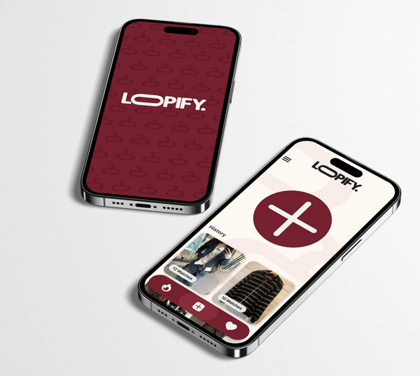Grafisk design-prosjektet Lopify