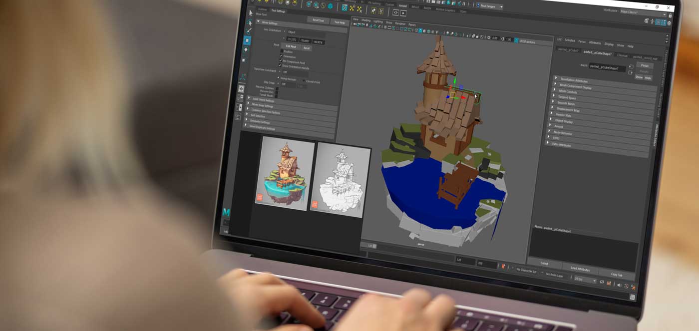 3D design og spillteknologi, utdanning